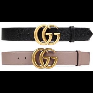 GUCCI Double G Marmont-Style Belts